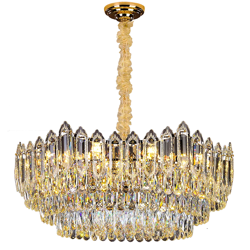 DecorBites™ Crystal Chandelier: Modern Light Luxury for Living Room, Bedroom, Dining Room