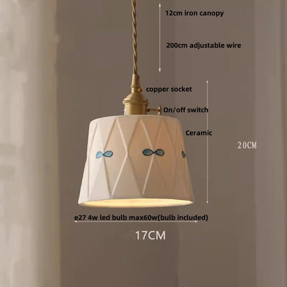 DecorBites™ Ceramic LED Pendant Lights Modern Nordic Indoor Hanging Lamp