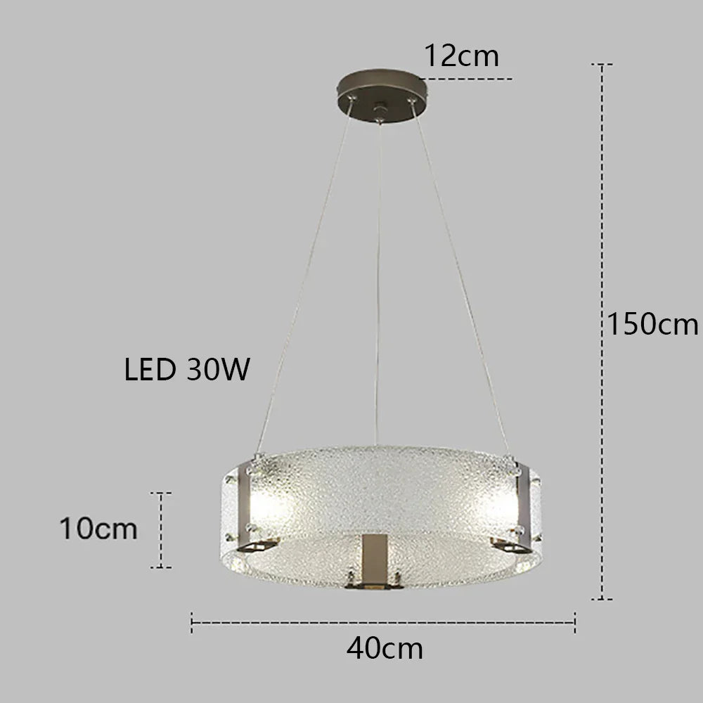 DecorBites™ Gold LED Chandelier for Luxe Living Room Lighting