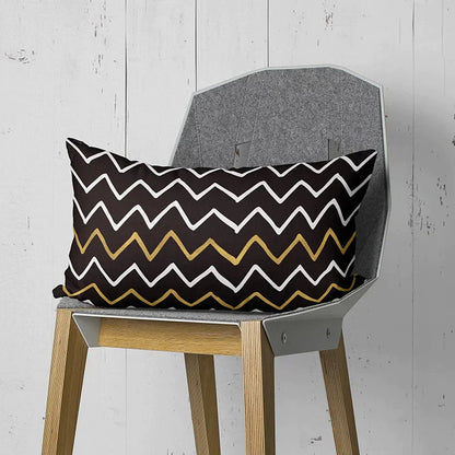 طقم غطاء وسادة للخصر بتصميم هندسي مموج من DecorBites™