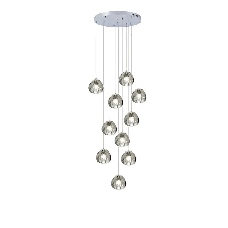 DecorBites™ Crystal LED Chandelier for Luxe Living Spaces