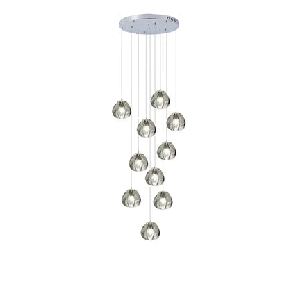 DecorBites™ Crystal LED Chandelier for Luxe Living Spaces