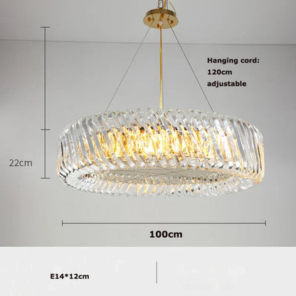 DecorBites™ Gold LED Chandelier 2025 New Trend for Living Room