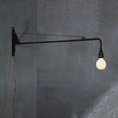 DecorBites™ Industrial Pipe Swing Arm Wall Lamp for Loft Kitchen Decor