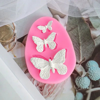DecorBites™ Butterfly Silicone Fondant Mold Cake Decorating Chocolate Mould Wedding Decor D0101