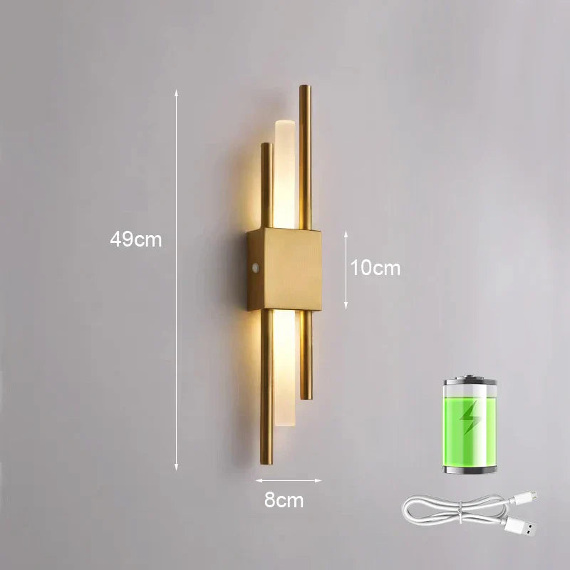 DecorBites™ LED Wall Sconce Indoor Light Modern Bedroom Living Room Decor Fixture