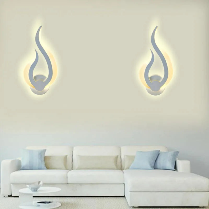 DecorBites™ Acrylic LED Wall Light Modern Creative Background Sconce for Home Living Room Bedroom