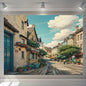 Decobites Love Street Landscape Wall Hanging Tapestry for Bedroom Decor