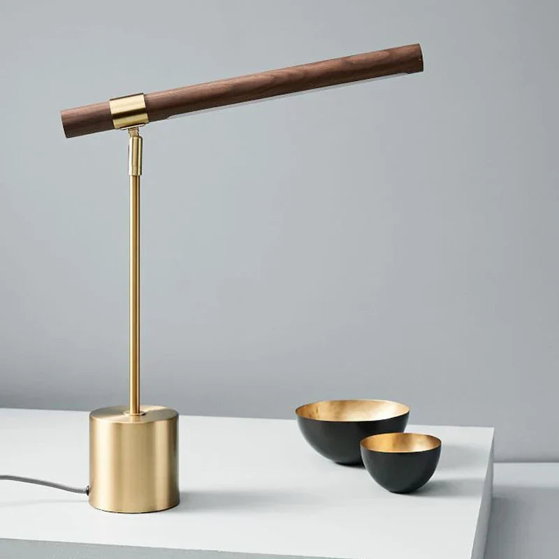 Wood Vertical Floor Lamp