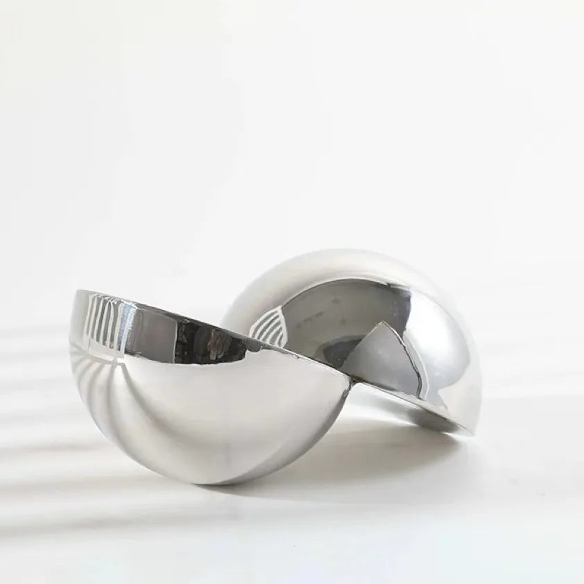 ديكور بايتس™ - كرة زجاجية هندسية - تمثال صغير لديكور المنزل