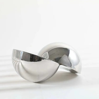 ديكور بايتس™ - كرة زجاجية هندسية - تمثال صغير لديكور المنزل