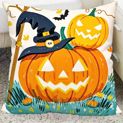 DecorBites™ Halloween Plush Cartoon Pillow for Living Room and Bedroom, Festive Decoration