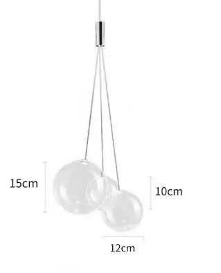 ثريا ديكوربايتس™ الزجاجية LED المعلقة للمساحات الحديثة