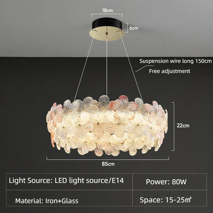 DecorBites™ Crystal Chandelier Ceiling Light for Living Room Bedroom Restaurant Hotel and Villa