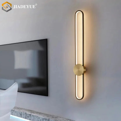 Lámpara de pared LED larga DecorBites™ para sala de estar, mesilla de noche o pared trasera del televisor