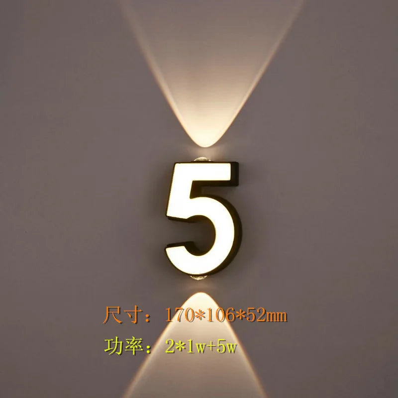 Luces LED con logotipo DecorBites™ | Proyección digital para terraza exterior