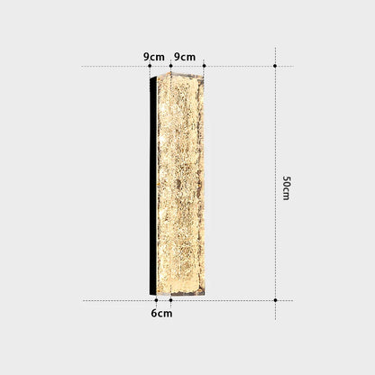 مصباح حائط DecorBites™ مصنوع بالكامل من النحاس: إضاءة فاخرة عالية الجودة لغرفة النوم بتصميم أنيق