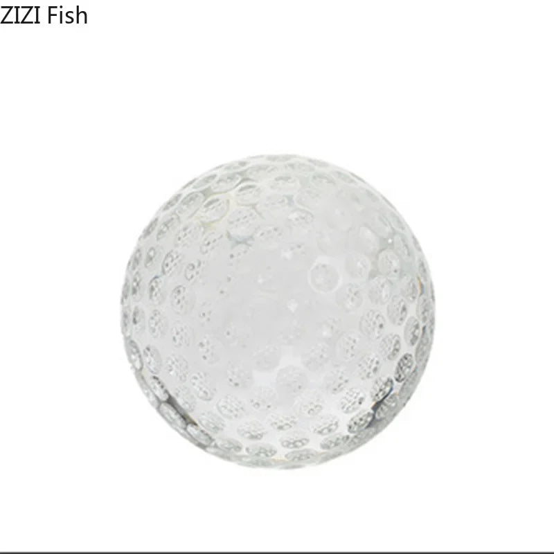 DecorBites™ Golf Crystal Ball Desk Decoration - Minimalism Aesthetic Room Decor