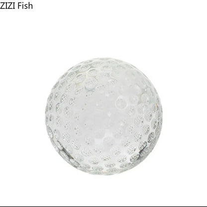 DecorBites™ Golf Crystal Ball Desk Decoration - Minimalism Aesthetic Room Decor