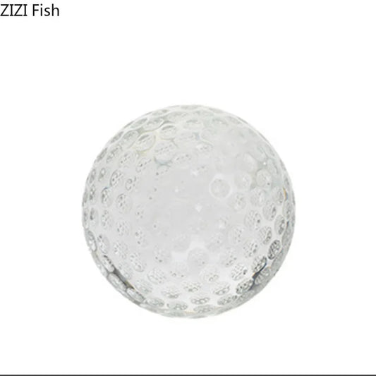 DecorBites™ Golf Crystal Ball Desk Decoration - Minimalism Aesthetic Room Decor