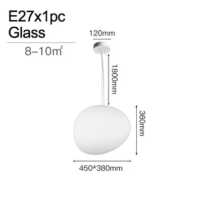 DecorBites™ Cobblestone Wall Lamp: Simple Italian Design for Living Room, Bedroom & Study