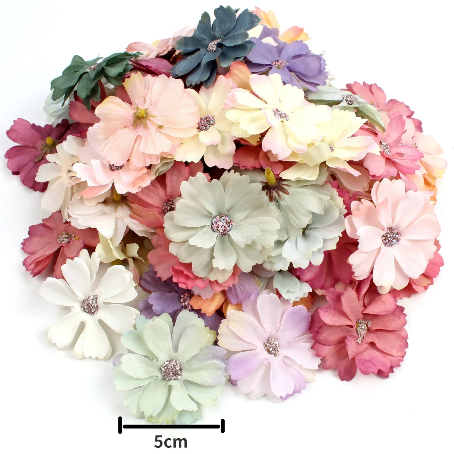 DecorBites™ Mini Daisy Artificial Flowers for DIY Wedding Decor and Crafts