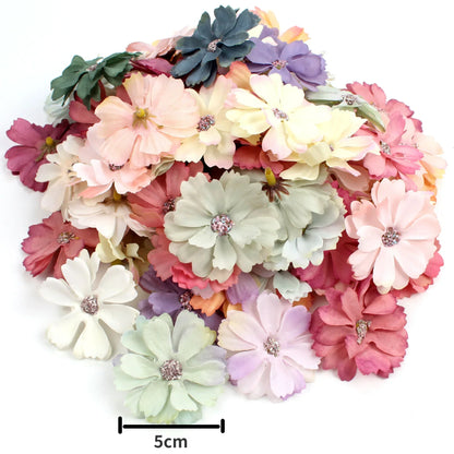 DecorBites™ Mini Daisy Artificial Flowers for DIY Wedding Decor and Crafts