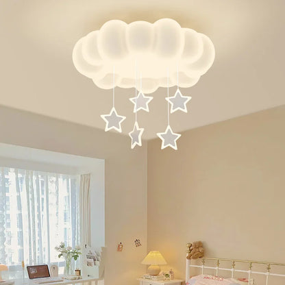 DecorBites™ Dimming Pendant Chandelier Light with PE Lampshade for Living Room Bedroom