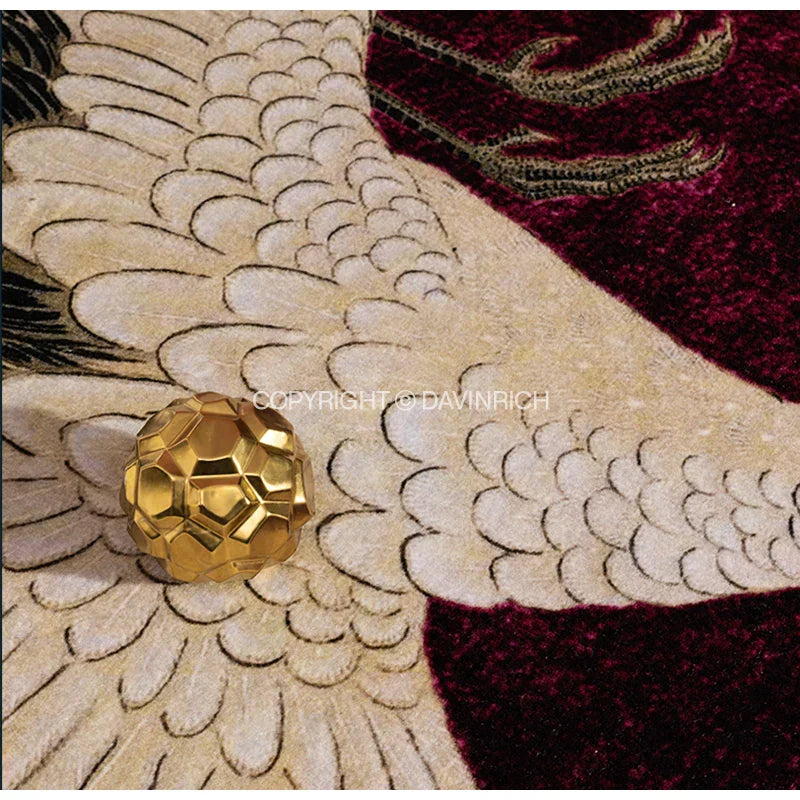 DecorBites™ Japanese Cranes Soft Plush Carpet - Luxury Home Decor
