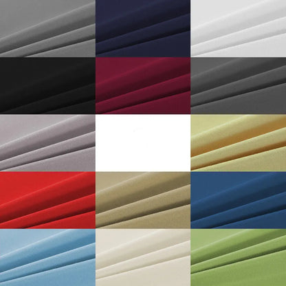 Sábana ajustable DecorBites™ Cozy de color liso - Funda de colchón para todas las estaciones