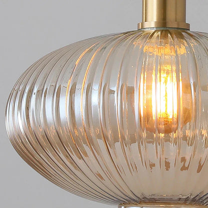 Modern Ring Glass Pendant Light