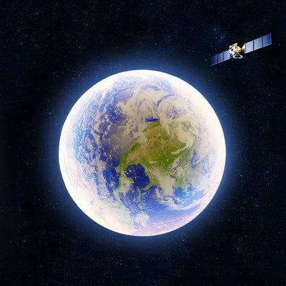 Lámpara de pared LED DecorBites™ Creative Moon Earth para espacios de vida modernos