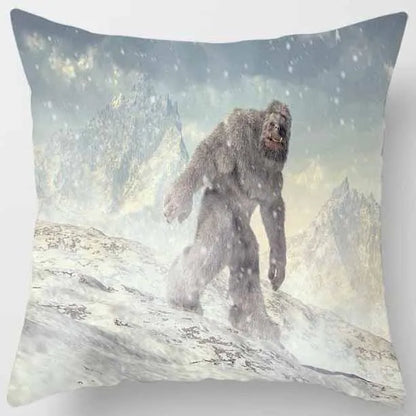 Funda de almohada DecorBites™ con diseño de tigre y león del mundo animal para una decoración adorable en el sofá o la sala de estar.