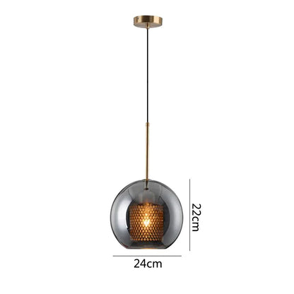 DecorBites™ Glass Pendant Lights: Nordic Style Dining Kitchen Bedroom Lighting Fixtures