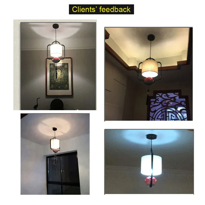 DecorBites™ Chinese Cloth Chandelier for Bedroom, Dining Room, Corridor, Hotel - Light & Elegant