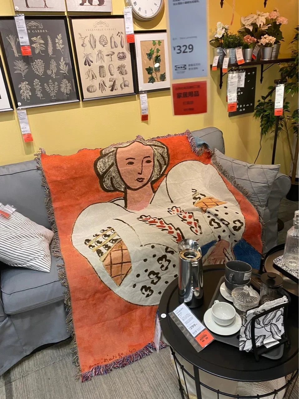 DecorBites™ Boho Chic Throw Blanket for Living Room and Outdoor Picnics