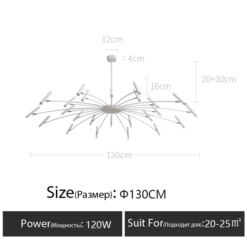 Lámpara de techo LED DecorBites™: Iluminación minimalista nórdica para el hogar, ideal para sala de estar, dormitorio y comedor.