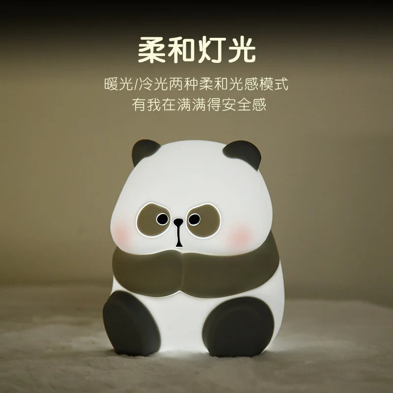 DecorBites™ Cartoon Silicone Animal Night Light with Patting Switch - Cute & Lovely for Kids Room