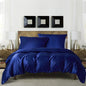 Satin King Size Duvet Cover Set by Decobites - Soft, Cozy, Skin-friendly Bedding for Queen Bed