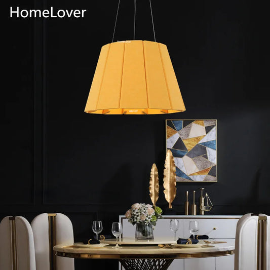 DecorBites™ Echo Felt Pendant Light: Nordic Style, Creative Design, Color Lampshade, Living Room & Dining Lighting