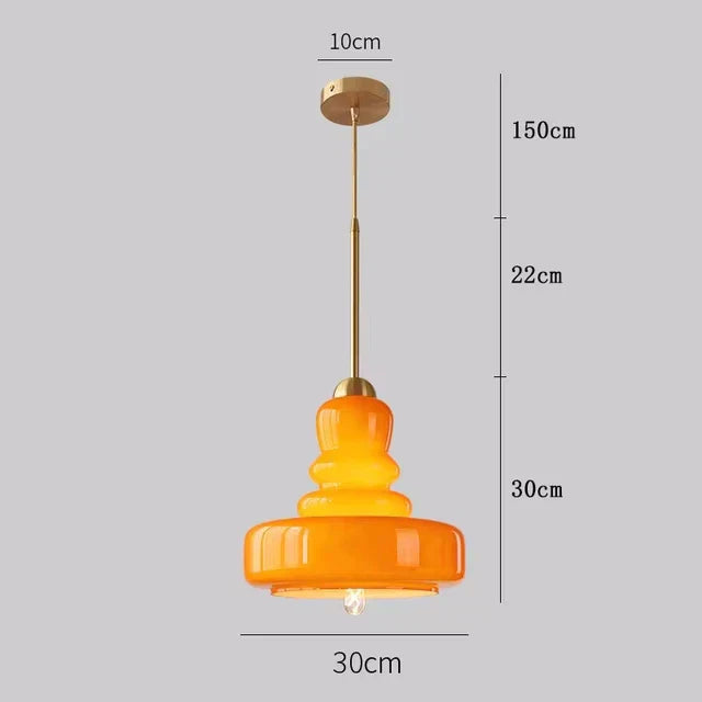 DecorBites™ Glass Pendant Lights Ceiling Suspension for Kitchen Island Bedroom Living Dining Room