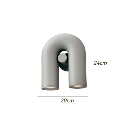 Lámpara de pared LED en forma de U DecorBites™ para dormitorio y sala de estar