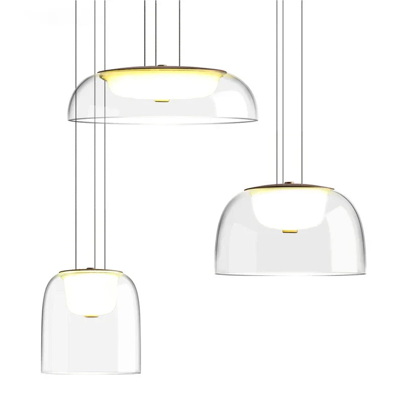 DecorBites™ Glass Pendant Lights Simple Indoor Home Decor Lighting for Living Room and Dining Room