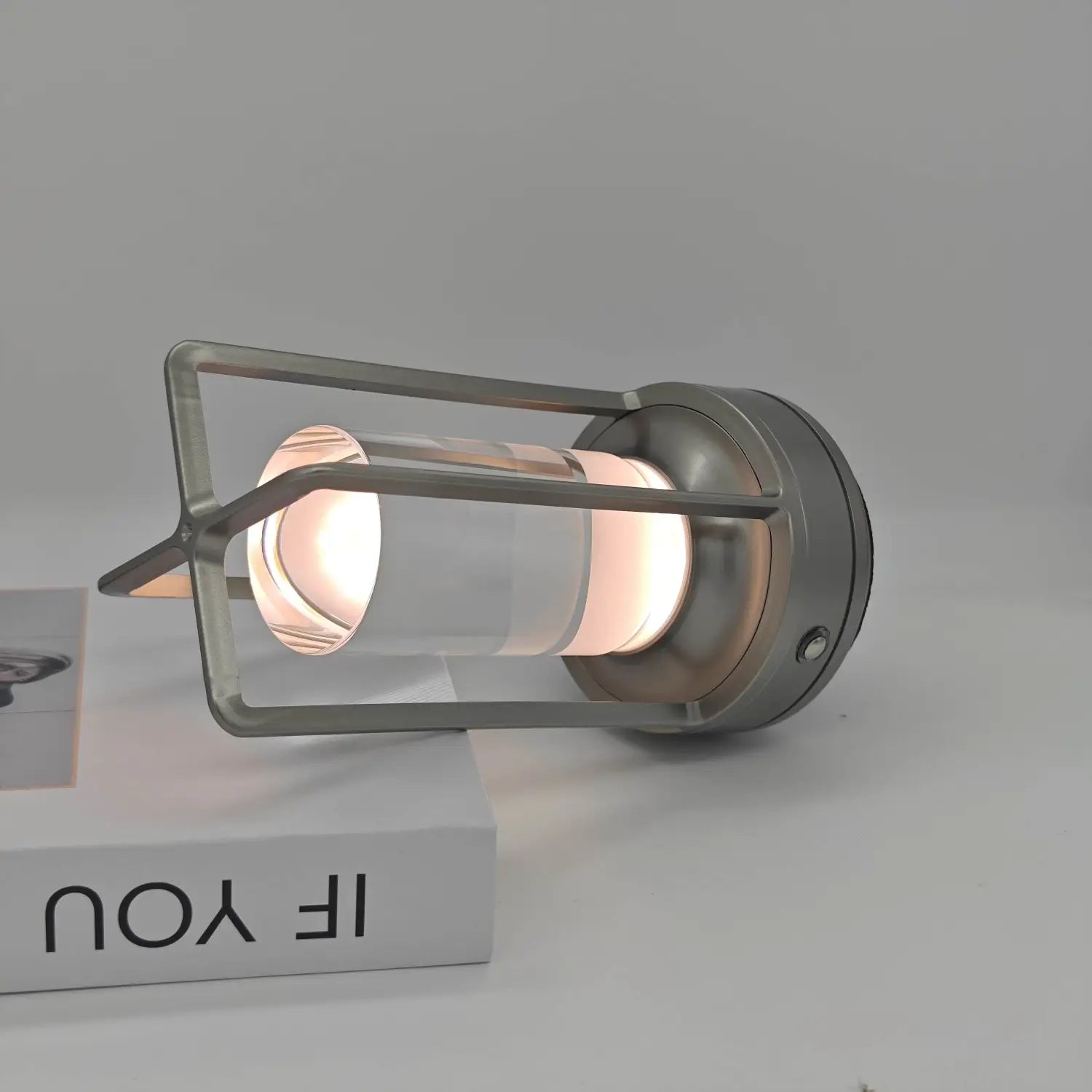 DecorBites™ LED crystal table lamp Plastic Rechargeable touch night lamp Bedroom Bedside table lamp Restaurant