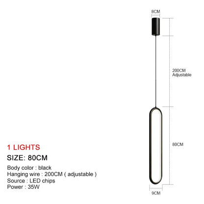 DecorBites™ LED Chandelier: Modern Living Room Dining Room Pendant Lights for Home Decor