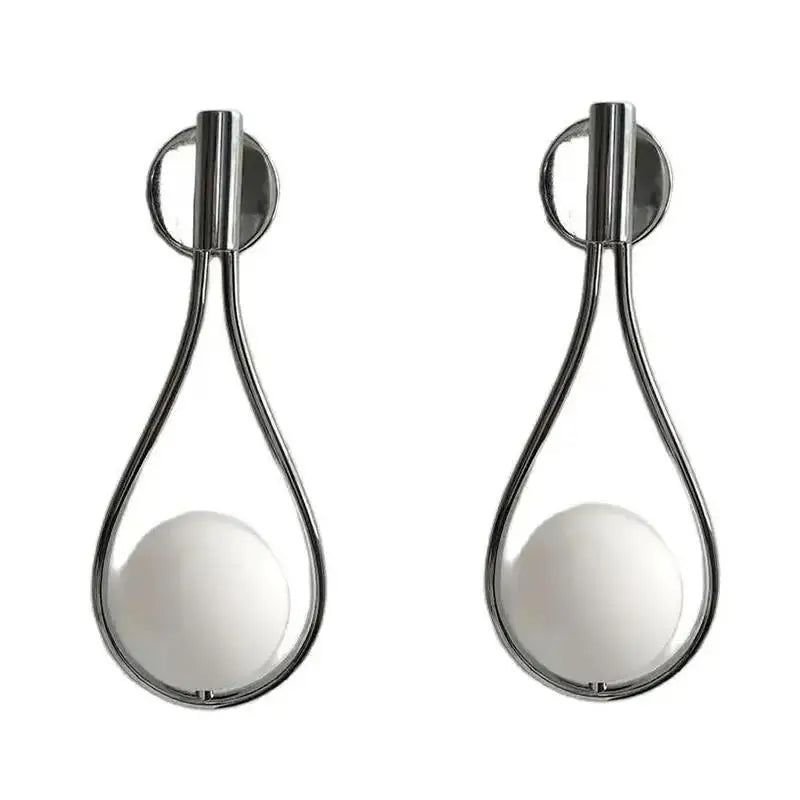 DecorBites™ Brass Wall Sconce Glass Ball Modern LED Lighting