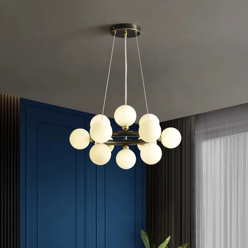 Copper Vintage LED Chandelier