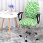 Decobites Printed Spandex Chair Cover: Universal Office Chair Protector for Comfort and Style