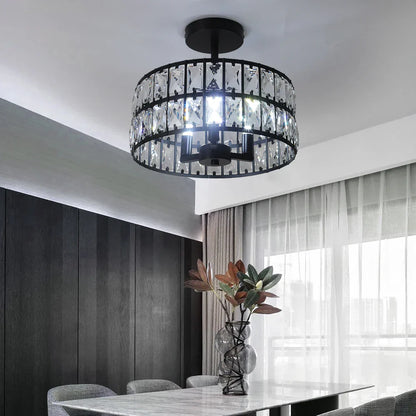 Lámpara colgante LED de cristal DecorBites™ para decoración moderna del hogar