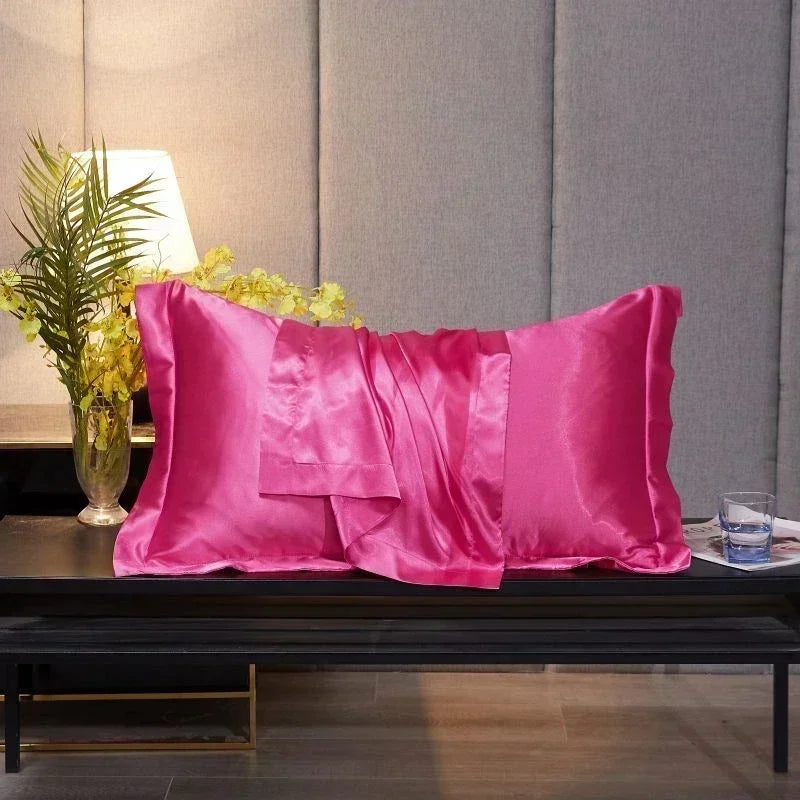 Decobites Silk Pillowcase: Luxurious Silky Soft Skin-Friendly Pillow Cover for Beauty Sleep